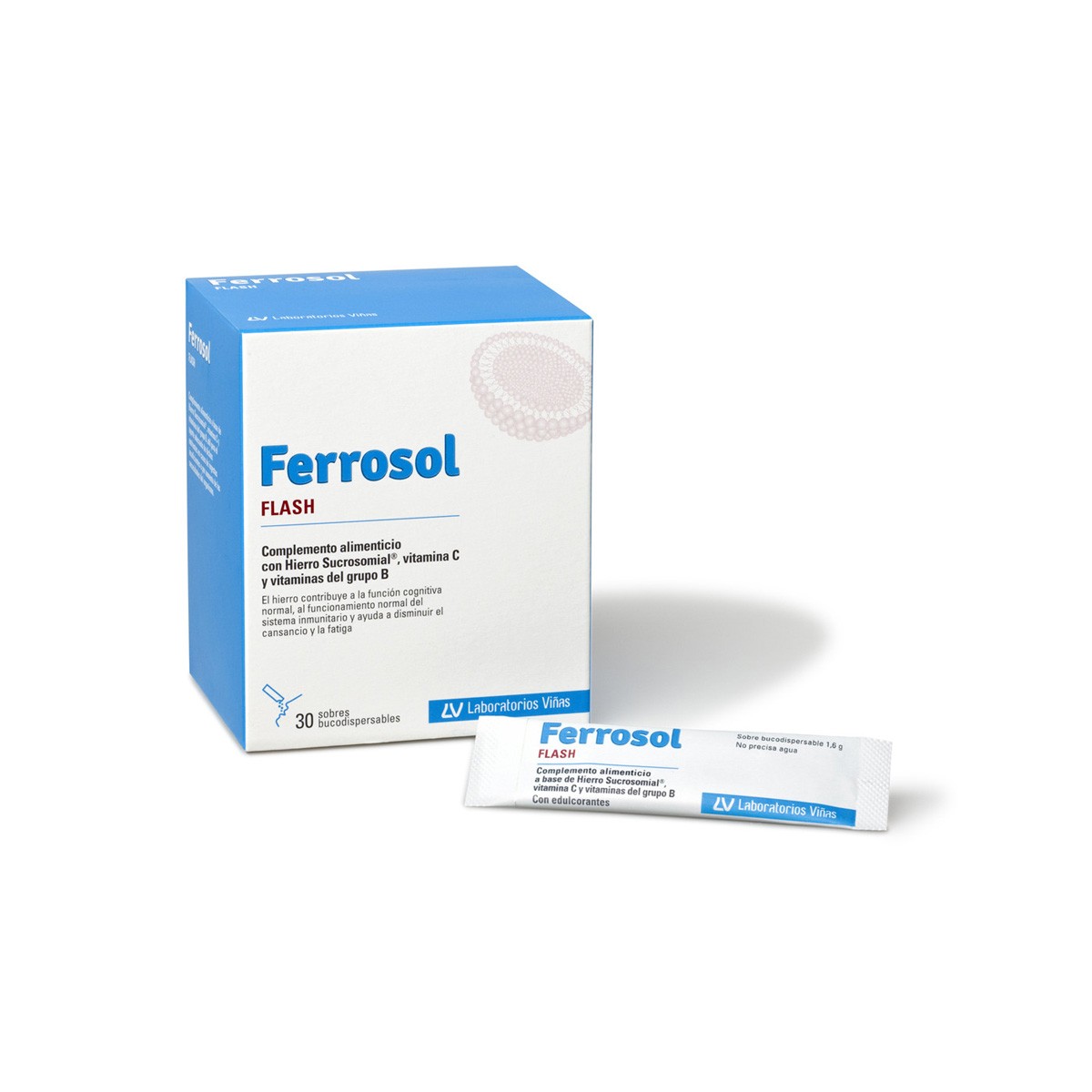 Ferrosol Flash 30 sobres Imagen de Ferrosol Flash 30 sobres