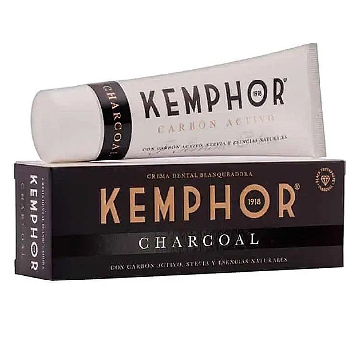 Kemphor 1918 charcoal crema blanqueadora 75ml Imagen de Kemphor 1918 charcoal crema blanqueadora 75ml