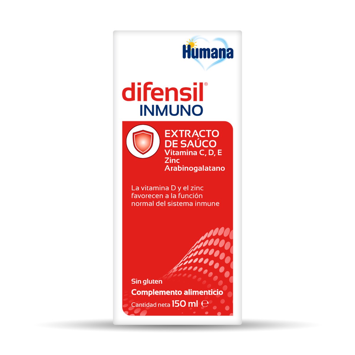 Humana Difensil Inmuno 150ml. Imagen de Humana Difensil Inmuno 150ml.