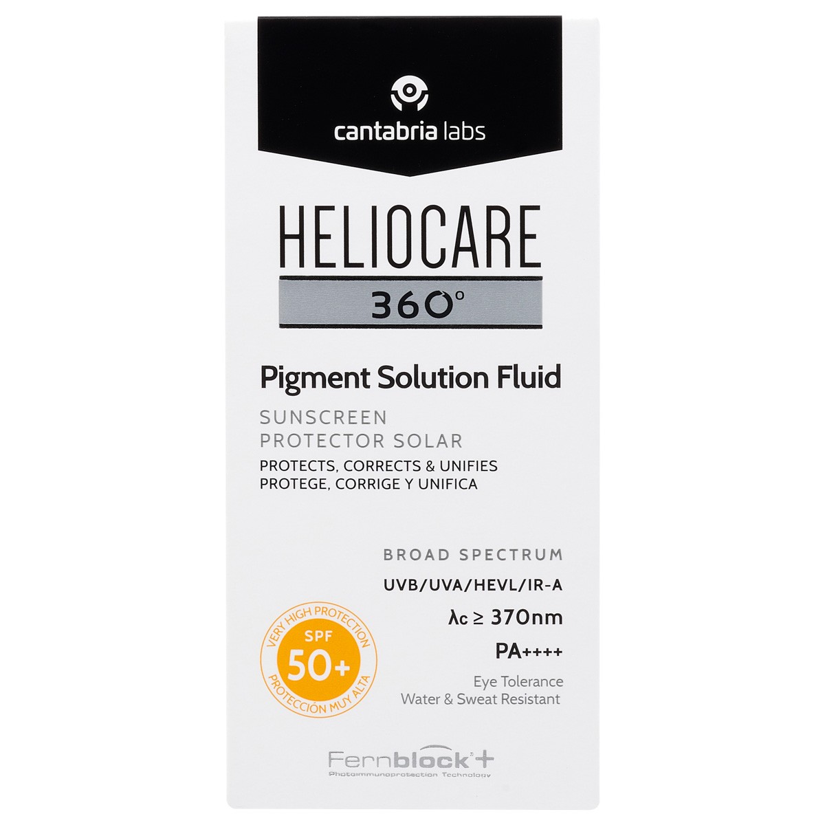 Heliocare 360º pigment solution fluid SPF50+ 50ml Imagen de Heliocare 360º pigment solution fluid SPF50+ 50ml