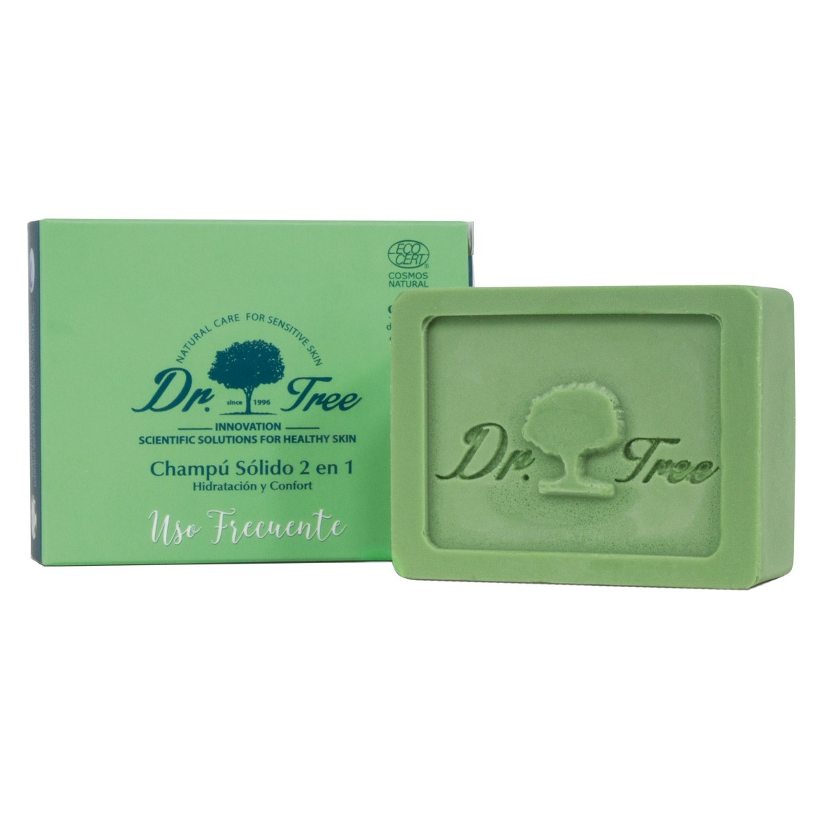 Dr. Tree Champú sólido 2 en 1 frecuente 75g Imagen de Dr. Tree Champú sólido 2 en 1 frecuente 75g