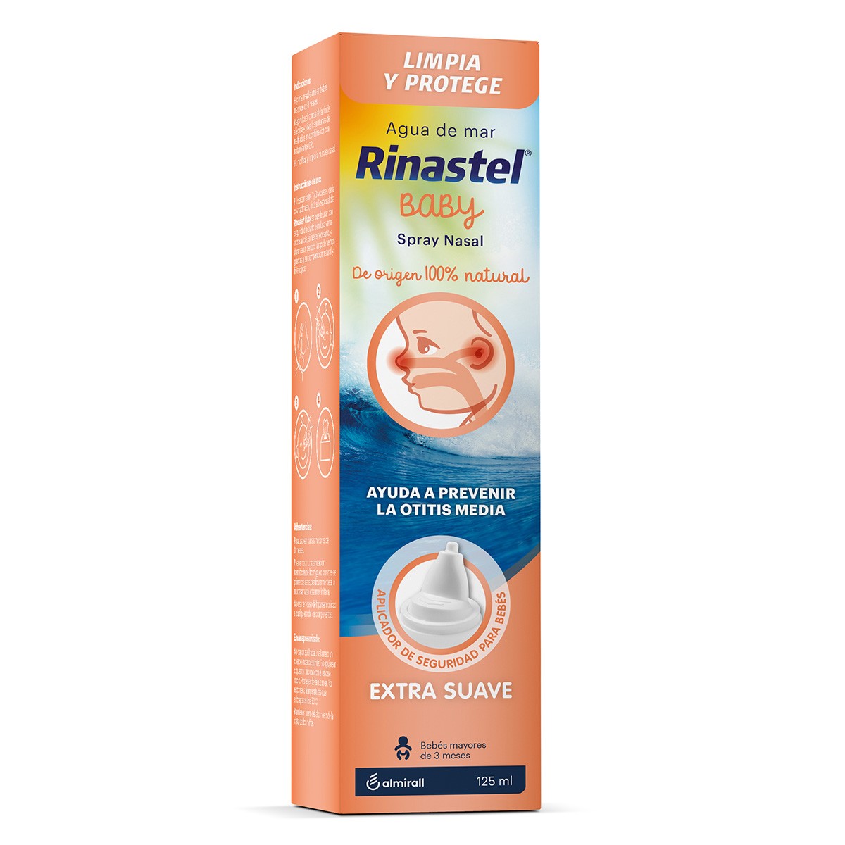 Rinastel baby spray nasal 125ml Imagen de Rinastel baby spray nasal 125ml
