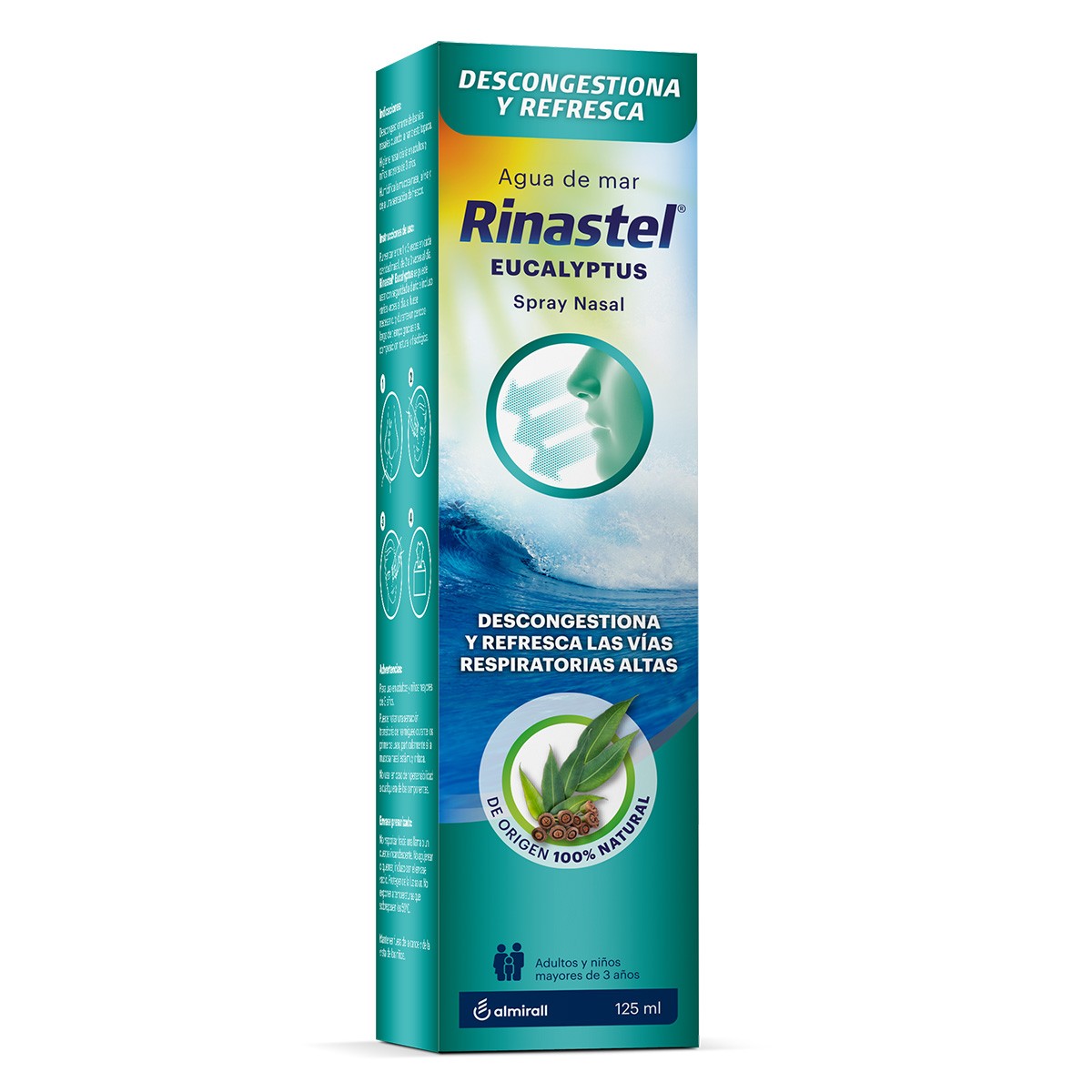 Rinastel eucalipto spray nasal 125ml Imagen de Rinastel eucalipto spray nasal 125ml