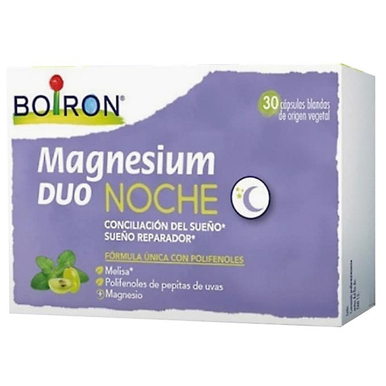 Boiron Magnesium duo noche 30 caps Imagen de Boiron Magnesium duo noche 30 caps