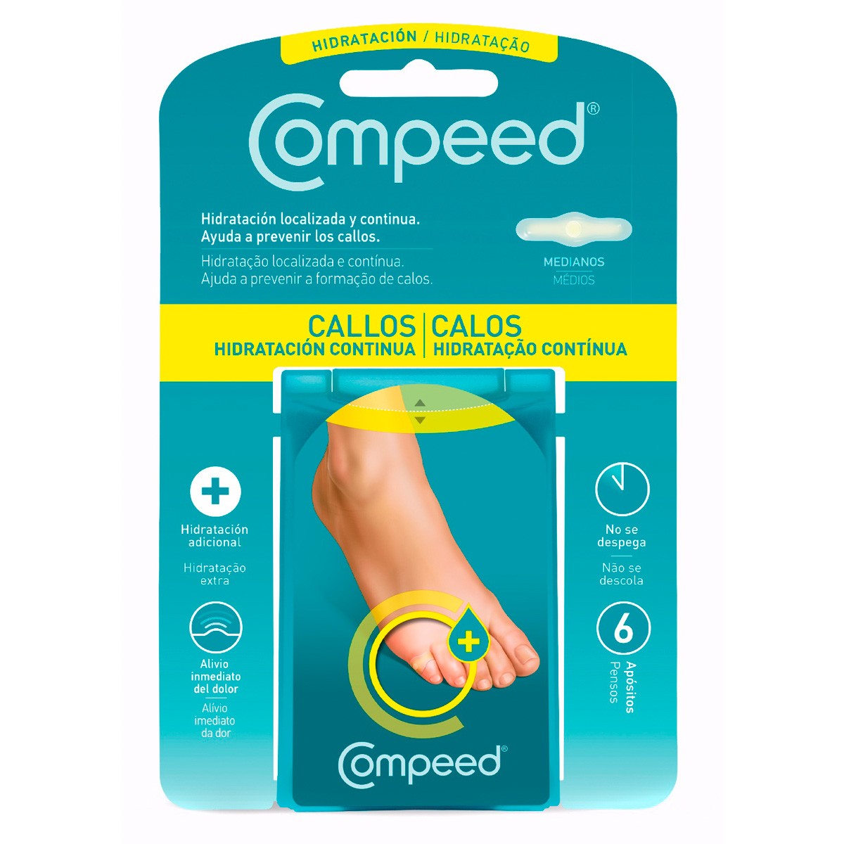 Compeed callos hidratación continua 6und Imagen de Compeed callos hidratación continua 6und