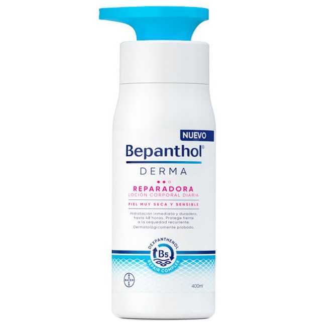 Bepanthol derma loción corporal diaria reparadora 400ml Imagen de Bepanthol derma loción corporal diaria reparadora 400ml