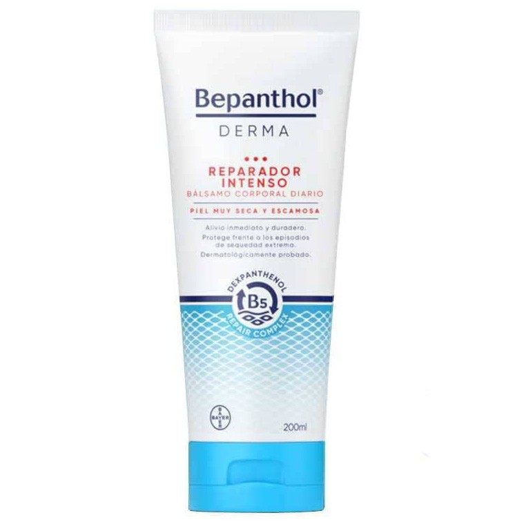 Bepanthol derma reparador Intenso bálsamo corporal diario 200ml Imagen de Bepanthol derma reparador Intenso bálsamo corporal diario 200ml