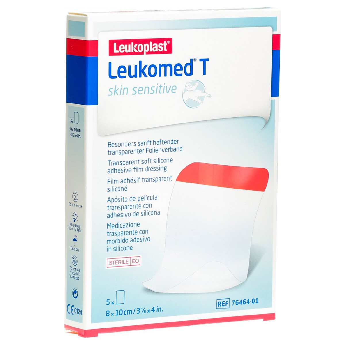 Leukoplast Leukomed T Skin Sensitive apósito 8x10cm 5u Imagen de Leukoplast Leukomed T Skin Sensitive apósito 8x10cm 5u