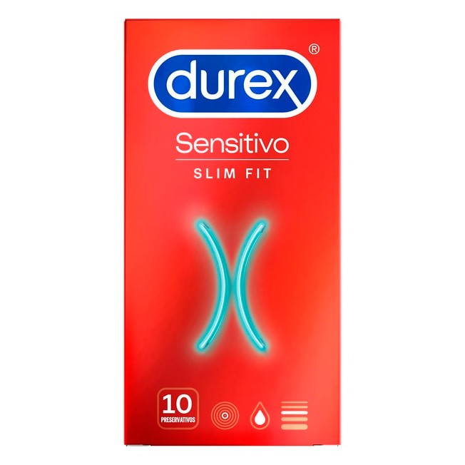 Durex preservativo durex sensitivo slim fit 10 und Imagen de Durex preservativo durex sensitivo slim fit 10 und