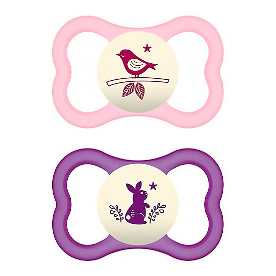 Mam Baby baby chupete air 6 rosa silicona Imagen de Mam Baby baby chupete air 6 rosa silicona