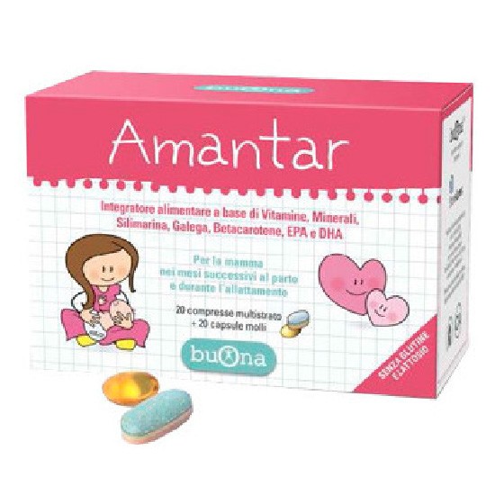 Buona amantar 20 comprimidos + 20 cápsulas blandas Imagen de Buona amantar 20 comprimidos + 20 cápsulas blandas