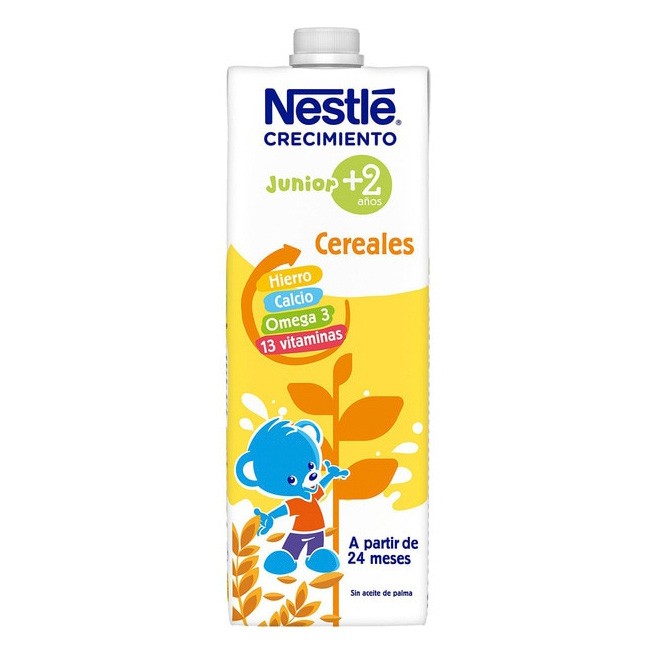 Nestlé Junior crecimiento +1 cereales 1l Imagen de Nestlé Junior crecimiento +1 cereales 1l