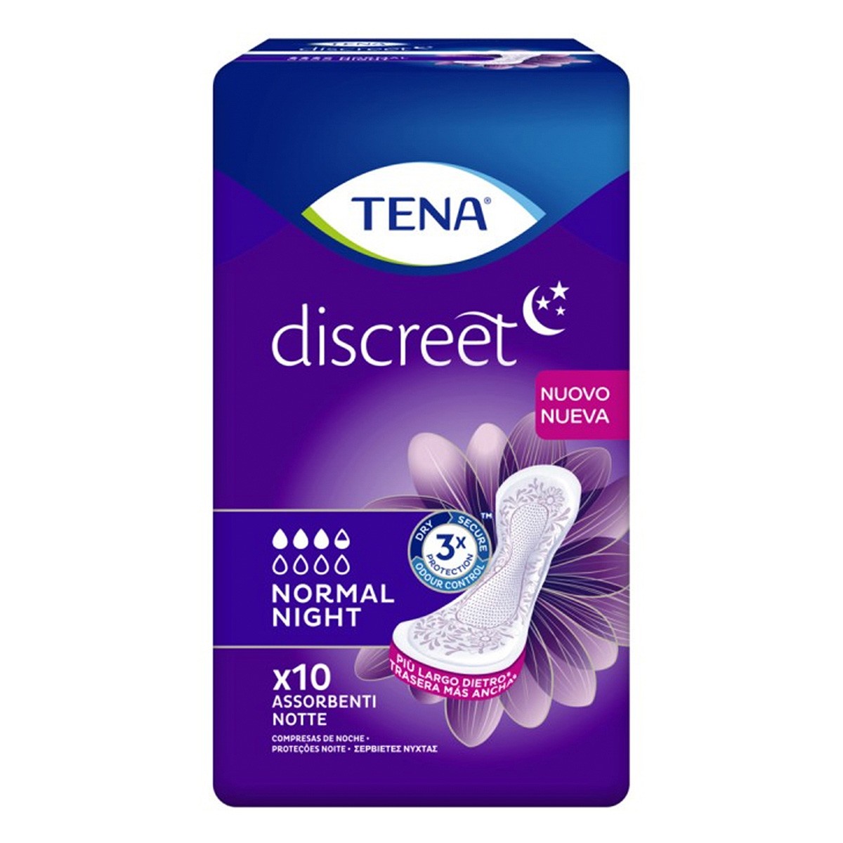 Tena discreet normal night 10 und Imagen de Tena discreet normal night 10 und