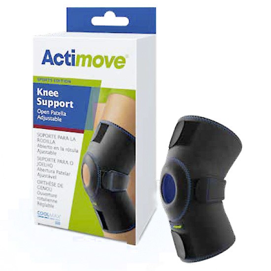 Actimove rodillera abierta con rótula negra Imagen de Actimove rodillera abierta con rótula negra