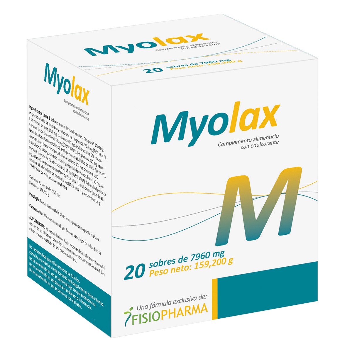 Fisiopharma Myolax 20 sobres Imagen de Fisiopharma Myolax 20 sobres