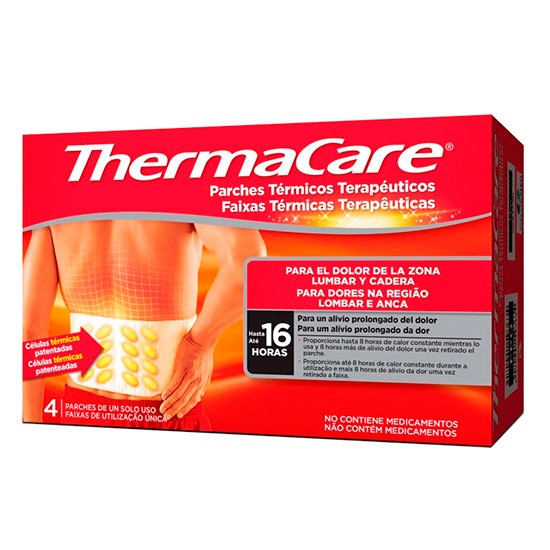 Thermacare lumbar/cadera 4 parches térmicos Imagen de Thermacare lumbar/cadera 4 parches térmicos