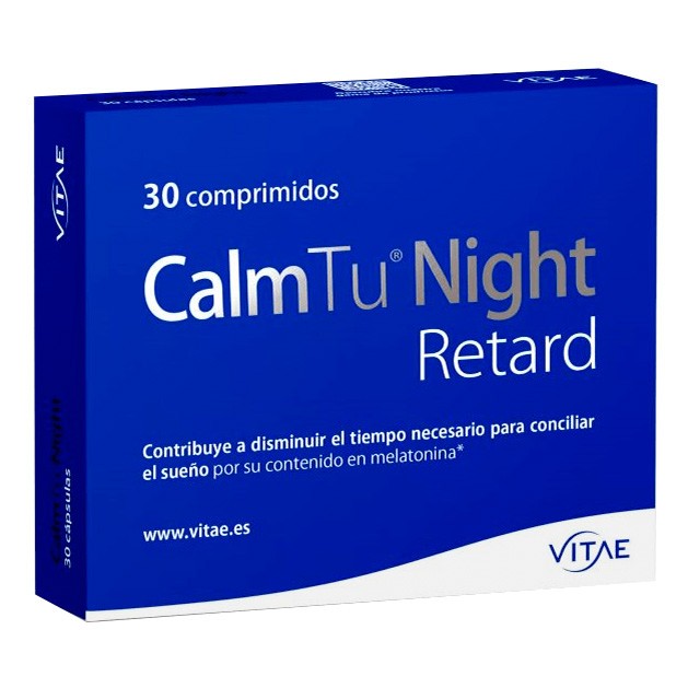 Vitae CalmTu night retard 30 comprimidos Imagen de Vitae CalmTu night retard 30 comprimidos