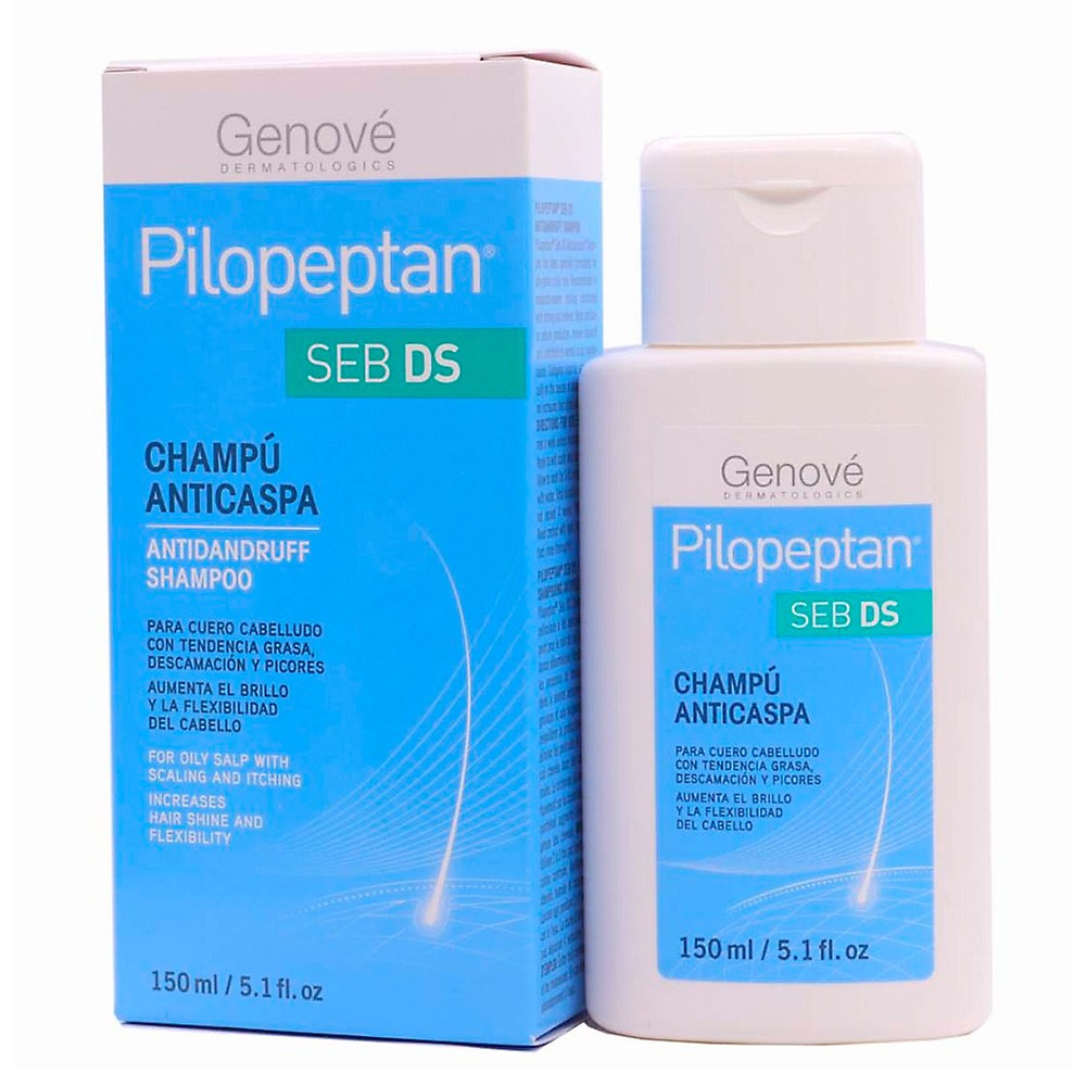 Pilopeptan seb ds champú anticaspa 150ml Imagen de Pilopeptan seb ds champú anticaspa 150ml