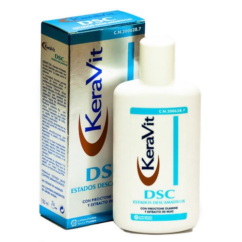 KERAVIT DSC CHAMPU ANTICASPA 150ML Imagen de KERAVIT DSC CHAMPU ANTICASPA 150ML