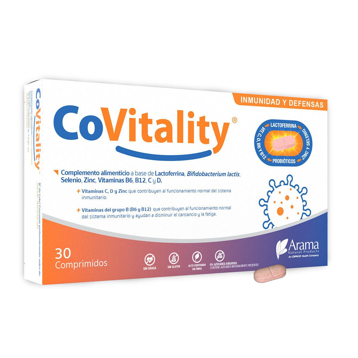 Arama Covitality 30 comprimidos Imagen de Arama Covitality 30 comprimidos