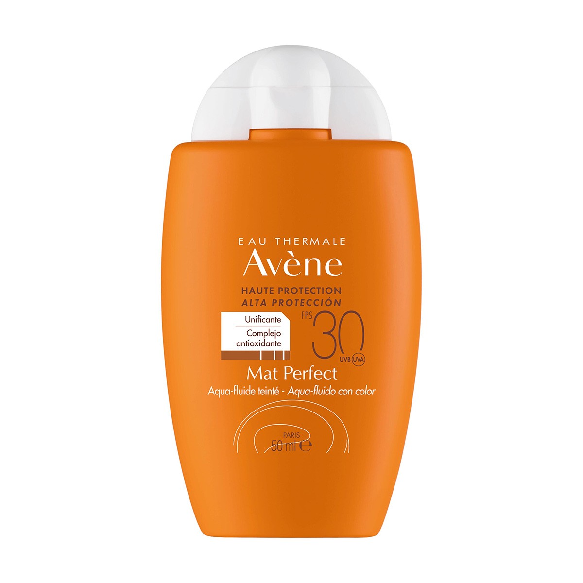 Avene mat perfect 30+ aqua fluido color Imagen de Avene mat perfect 30+ aqua fluido color