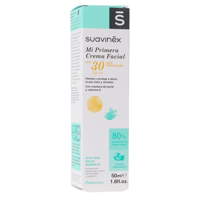 Suavinex mi primera crema facial spf30 50ml Imagen de Suavinex mi primera crema facial spf30 50ml
