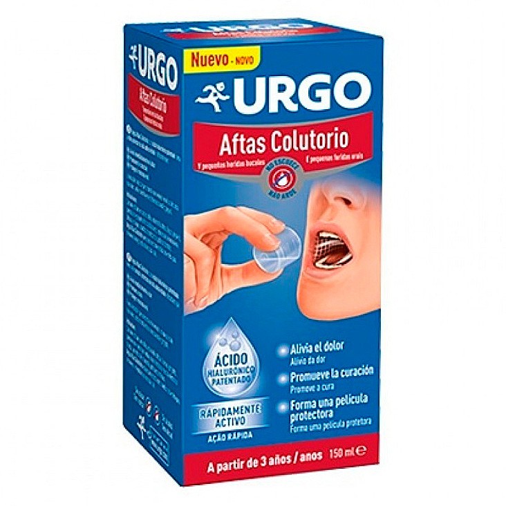 Urgo aftas colutorio 150ml Imagen de Urgo aftas colutorio 150ml