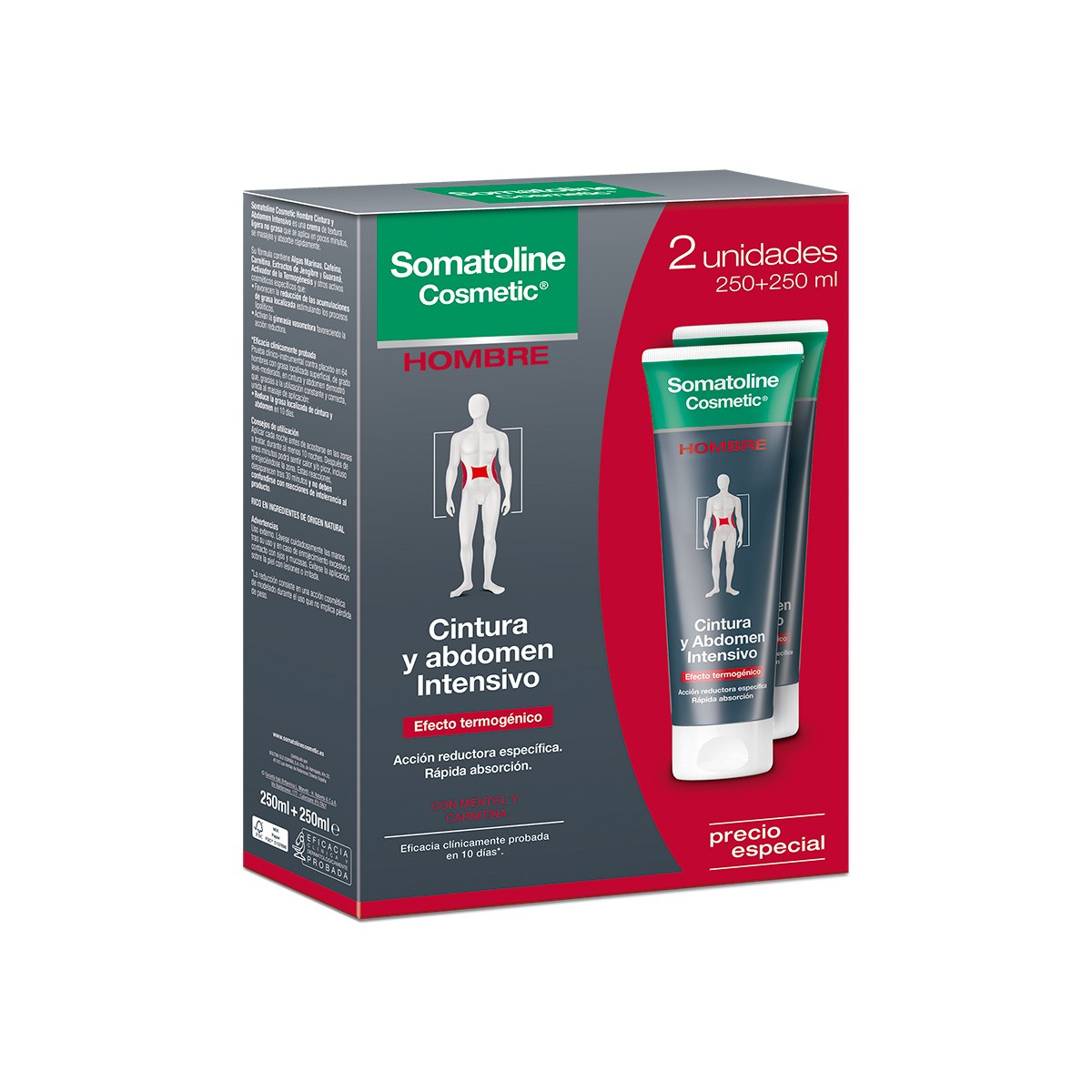 Somatoline cintura y abdomen 2 x 250 ml Imagen de Somatoline cintura y abdomen 2 x 250 ml