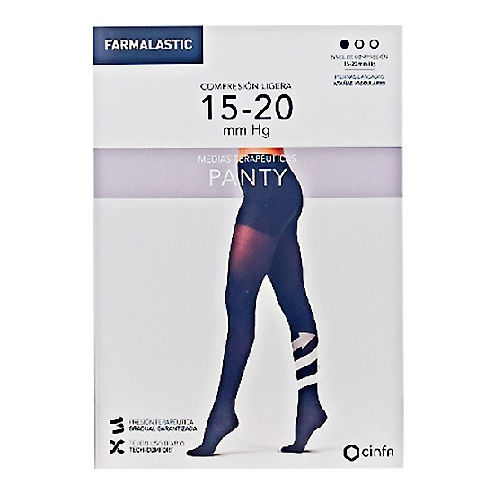 Imagen de Farmalastic Panty Ligero talla L negro