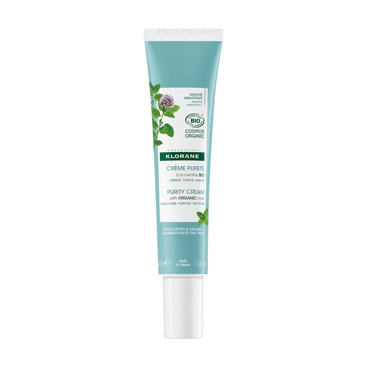 Klorane crema purificante menta acuática BIO 40ml Imagen de Klorane crema purificante menta acuática BIO 40ml