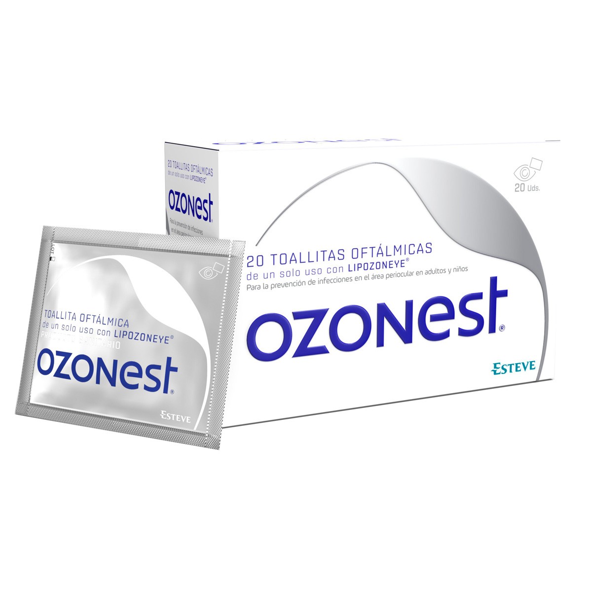 Ozonest Antiséptico Ocular 20 Toallitas Imagen de Ozonest Antiséptico Ocular 20 Toallitas