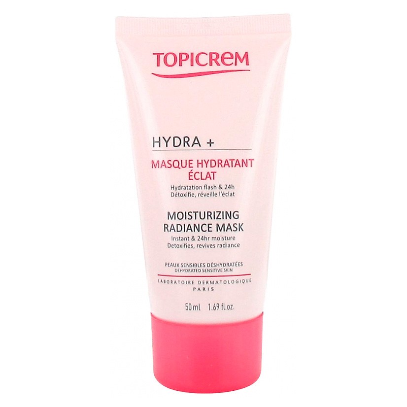 Topicrem Hidra+ mascarilla crema hidratante Iluminadora 50ml Imagen de Topicrem Hidra+ mascarilla crema hidratante Iluminadora 50ml