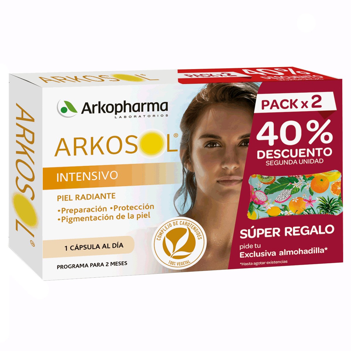 Arkopharma intensivo 30 perlas x 2u Imagen de Arkopharma intensivo 30 perlas x 2u