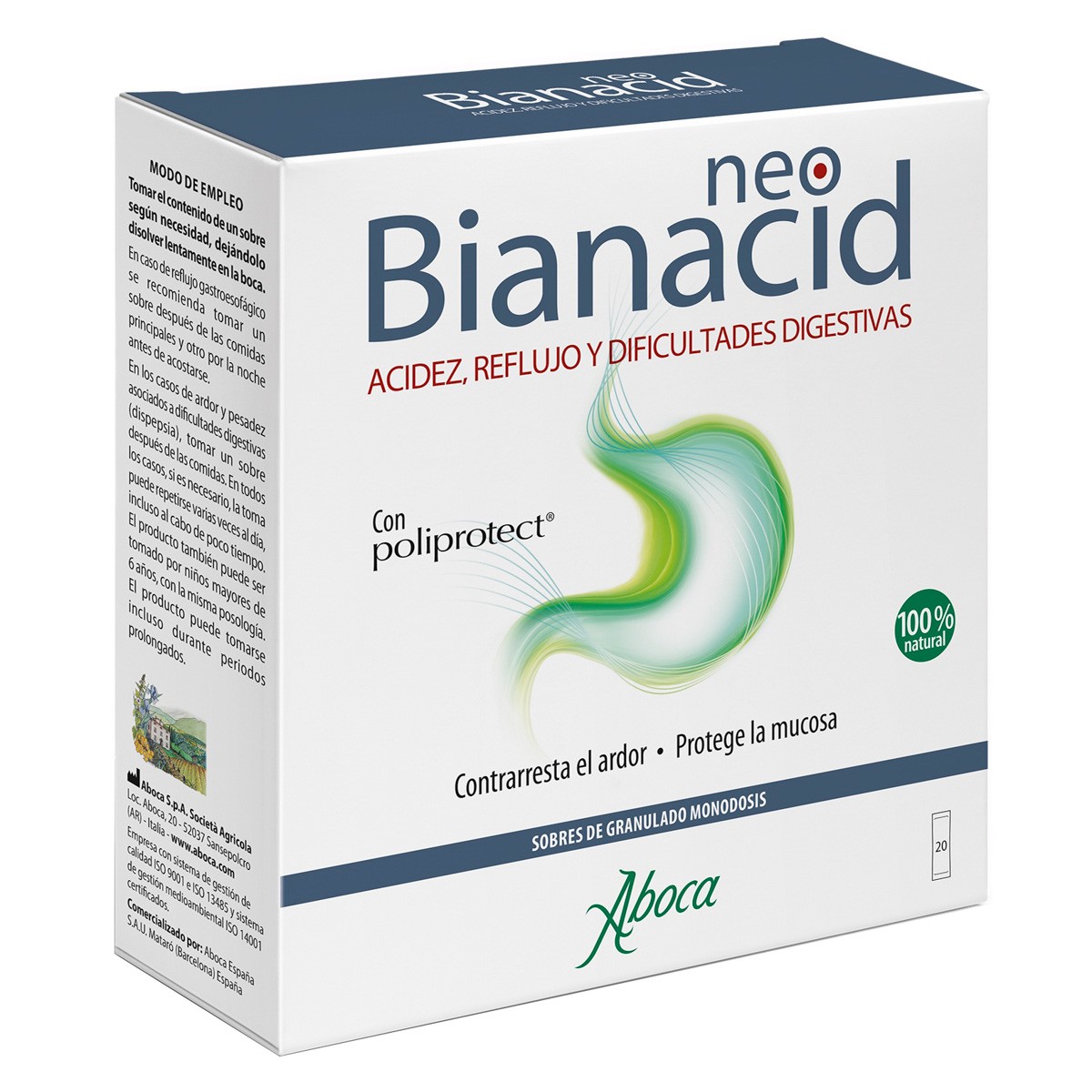 Aboca Neobianacid adultos 20 sobres Imagen de Aboca Neobianacid adultos 20 sobres