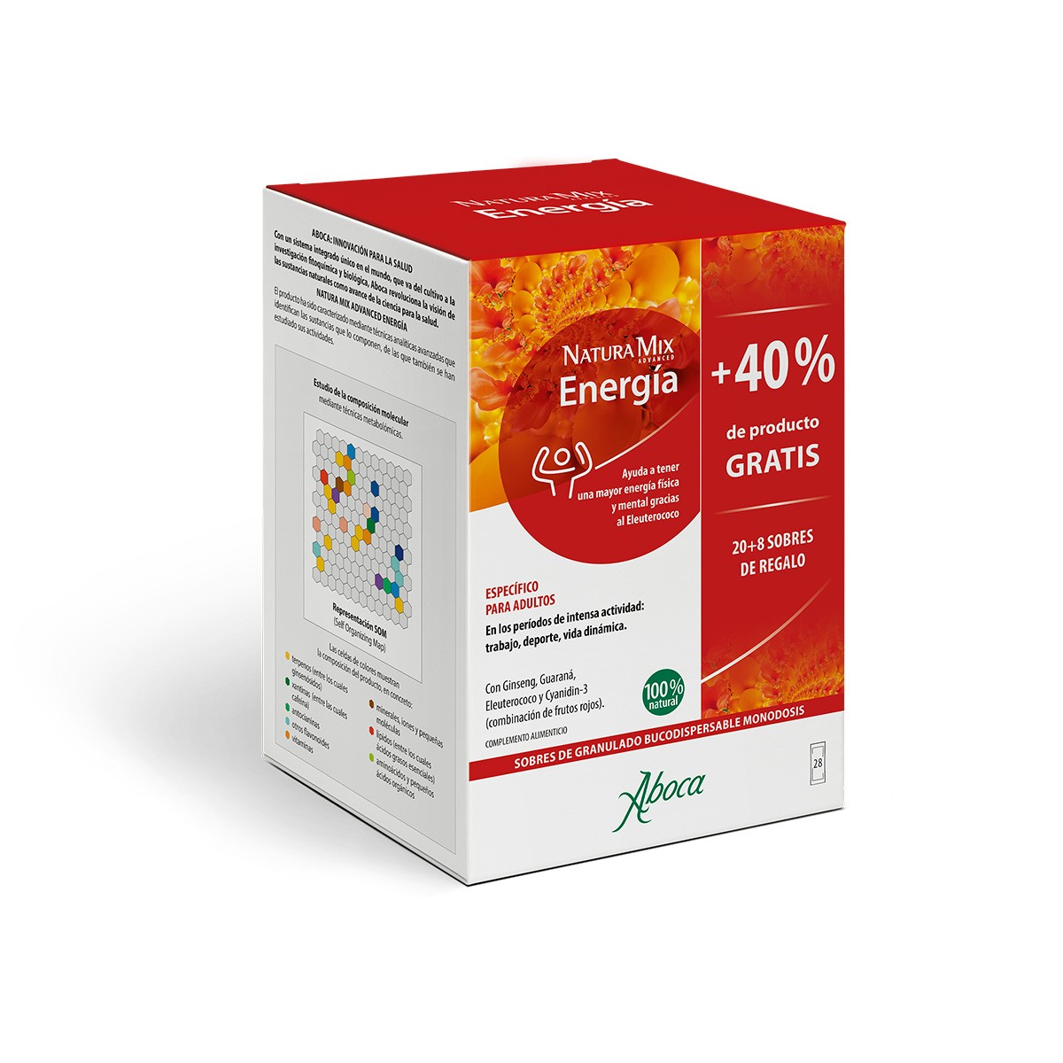 Aboca natura mix advanced energia 28 sobres Imagen de Aboca natura mix advanced energia 28 sobres