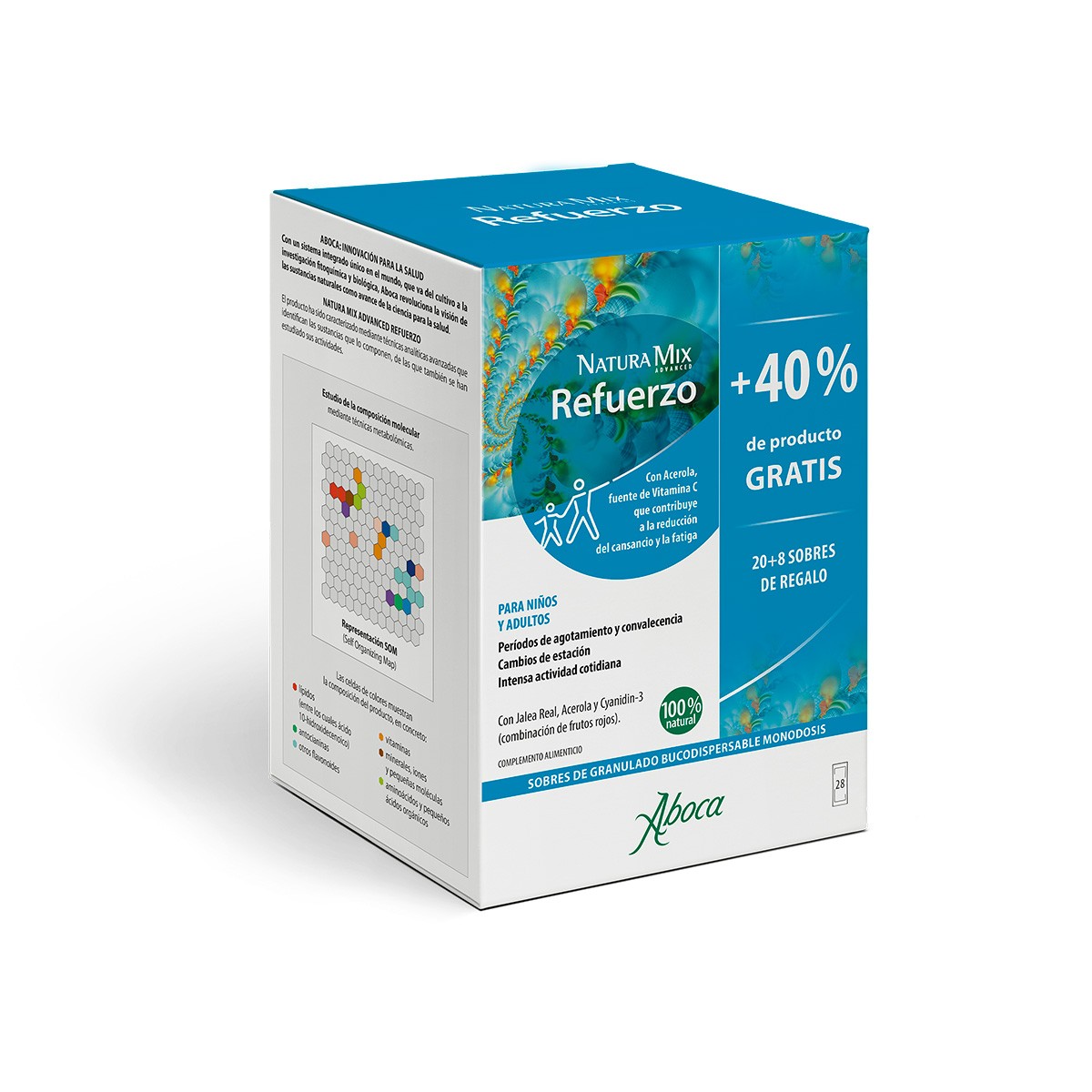 Aboca natura mix advanced refuerzo 28 sobres Imagen de Aboca natura mix advanced refuerzo 28 sobres