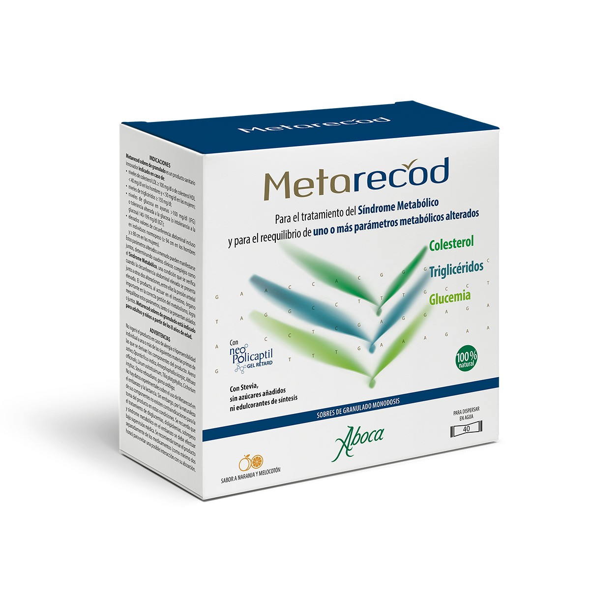 Aboca metarecod síndrome metabólico 40 sobres Imagen de Aboca metarecod síndrome metabólico 40 sobres