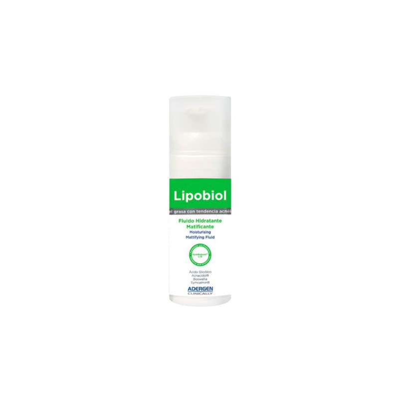 ADERGEN LIPOBIOL FLUIDO HIDRATANTE PARA PIEL GRASA Y ACNEICA 50ml Imagen de ADERGEN LIPOBIOL FLUIDO HIDRATANTE PARA PIEL GRASA Y ACNEICA 50ml