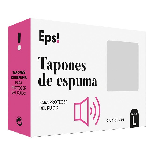 Eps! tapones de espuma talla L 6u Imagen de Eps! tapones de espuma talla L 6u