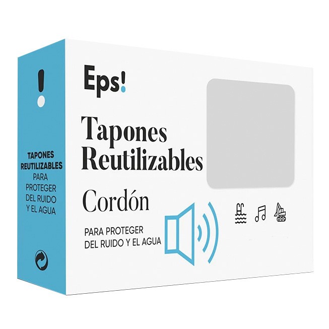 Eps! tapones reutilizables talla S 2u Imagen de Eps! tapones reutilizables talla S 2u