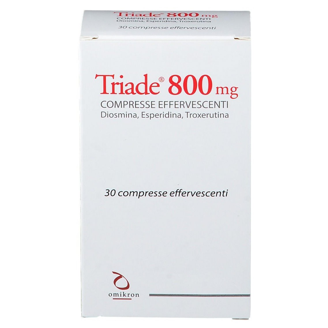 Triade 800 mg 30 comprimidos efervescentes Imagen de Triade 800 mg 30 comprimidos efervescentes
