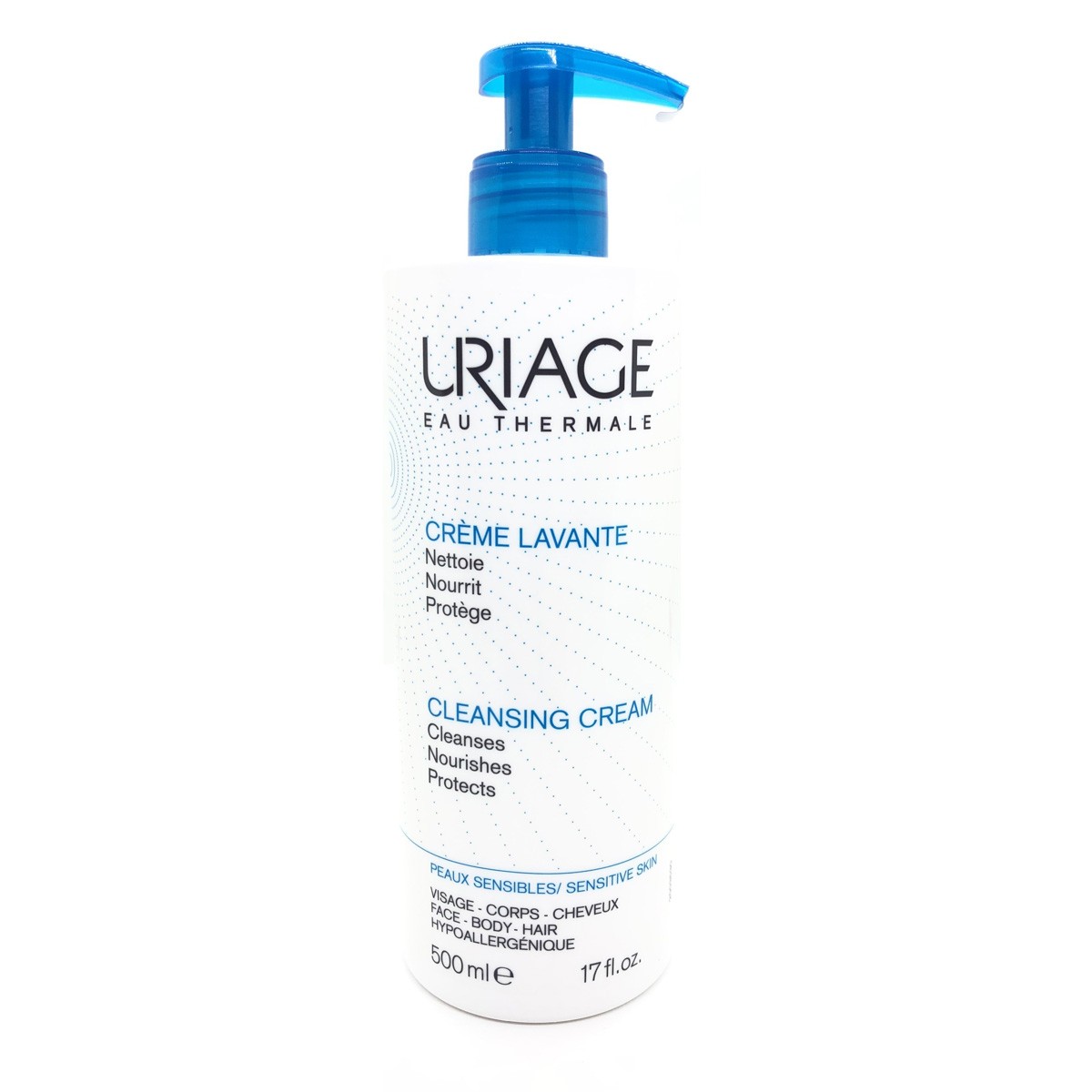 Uriage crema lavante espumosa sin jabón 500ml Imagen de Uriage crema lavante espumosa sin jabón 500ml