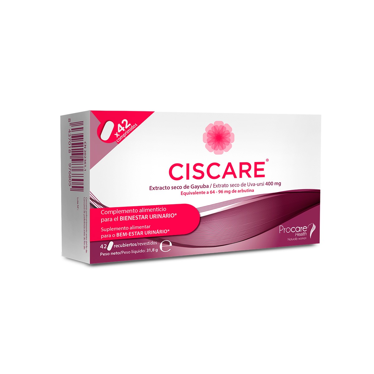 Lactoflora Ciscare complemento alimenticio 42u Imagen de Lactoflora Ciscare complemento alimenticio 42u
