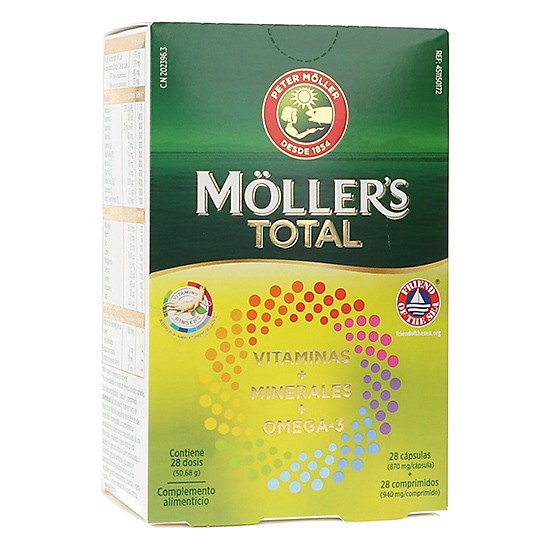 Moler's Total multivitaminas 28 comprimidos Imagen de Moler's Total multivitaminas 28 comprimidos