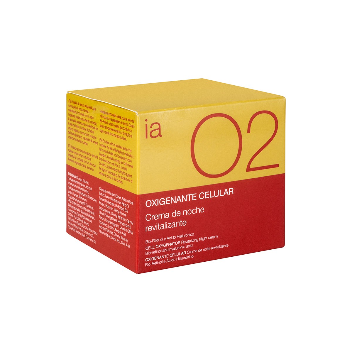 Interapothek crema de noche revitalizante O2 50ml Imagen de Interapothek crema de noche revitalizante O2 50ml