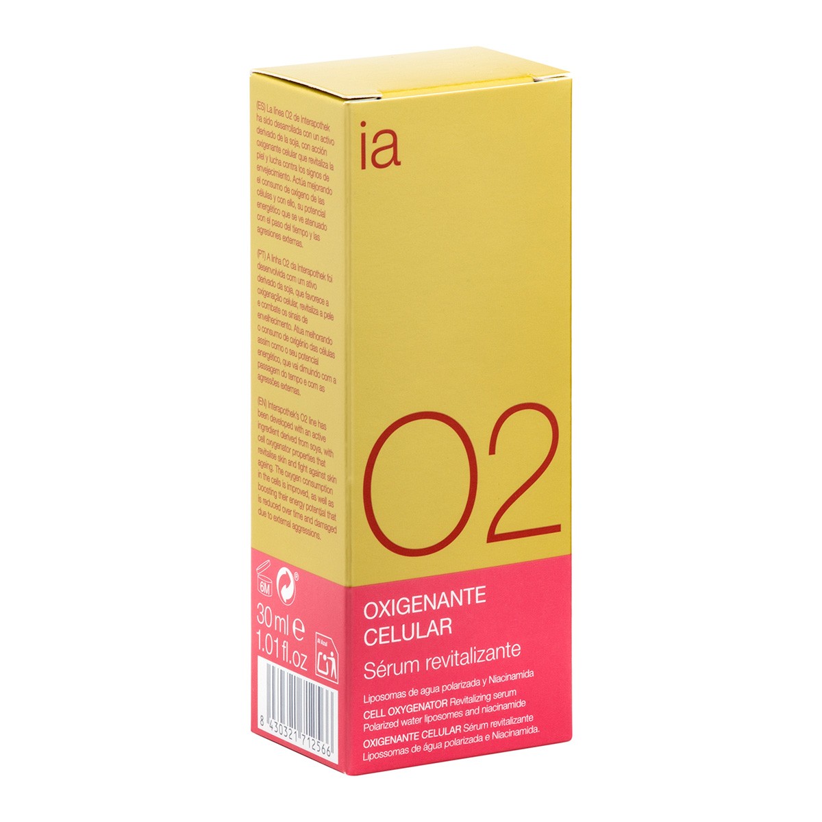 Interapothek sérum revitalizante O2 30ml Imagen de Interapothek sérum revitalizante O2 30ml