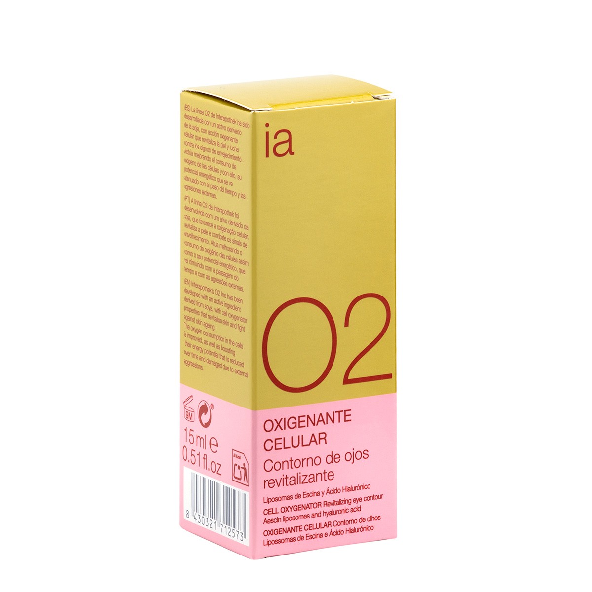 Interapothek contorno de ojos revitalizante O2 15ml Imagen de Interapothek contorno de ojos revitalizante O2 15ml
