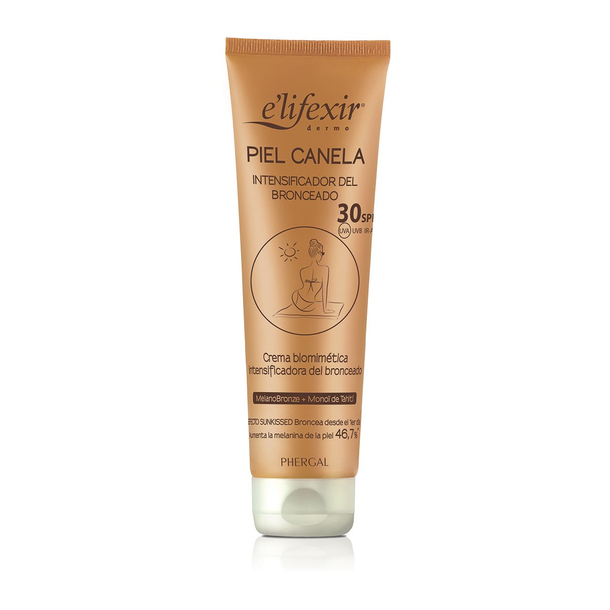 Elifexir Dermo piel canela spf30 150ml Imagen de Elifexir Dermo piel canela spf30 150ml