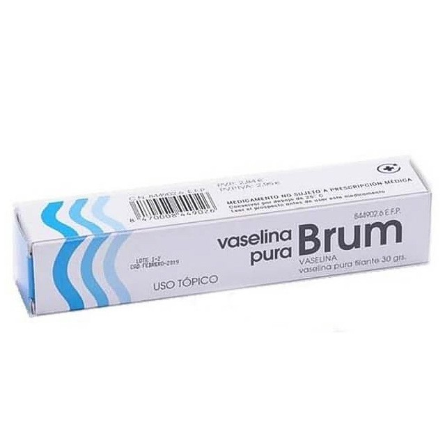Brum Vaselina Pura pomada 10g Imagen de Brum Vaselina Pura pomada 10g