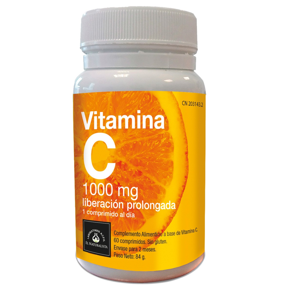 El Naturalista Vitamina C 1000 mg 60 comprimidos Imagen de El Naturalista Vitamina C 1000 mg 60 comprimidos